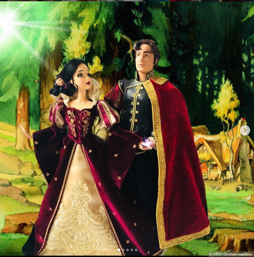 Сказочный фотошоп лимитированных кукол Диснея 40см, Disneystore