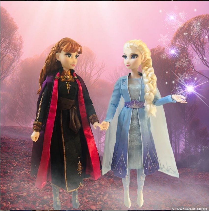 Сказочный фотошоп лимитированных кукол Диснея 40см, Disneystore