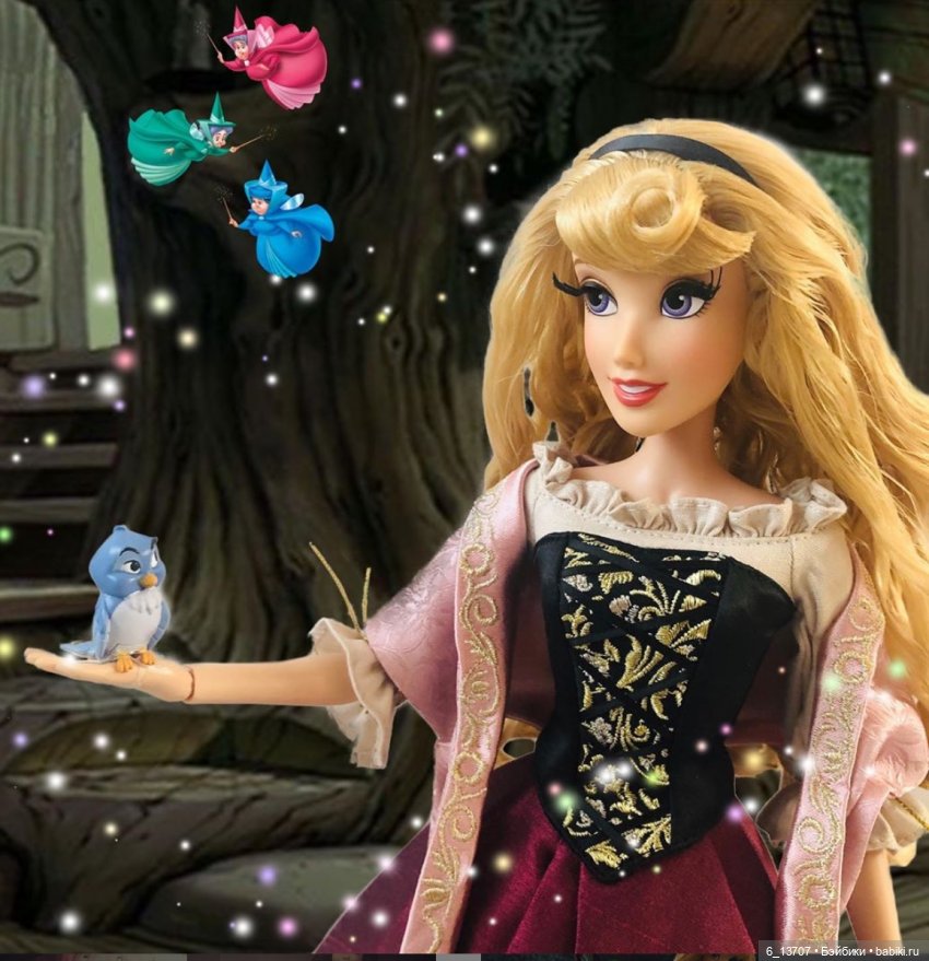Сказочный фотошоп лимитированных кукол Диснея 40см, Disneystore (фото 2)