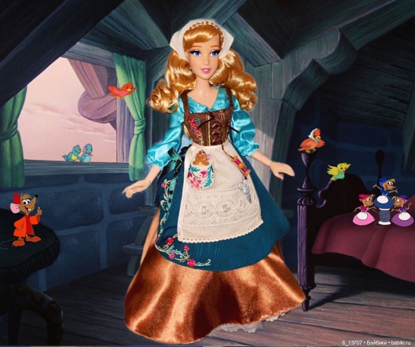 Сказочный фотошоп лимитированных кукол Диснея 40см, Disneystore