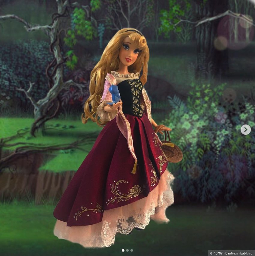 Сказочный фотошоп лимитированных кукол Диснея 40см, Disneystore