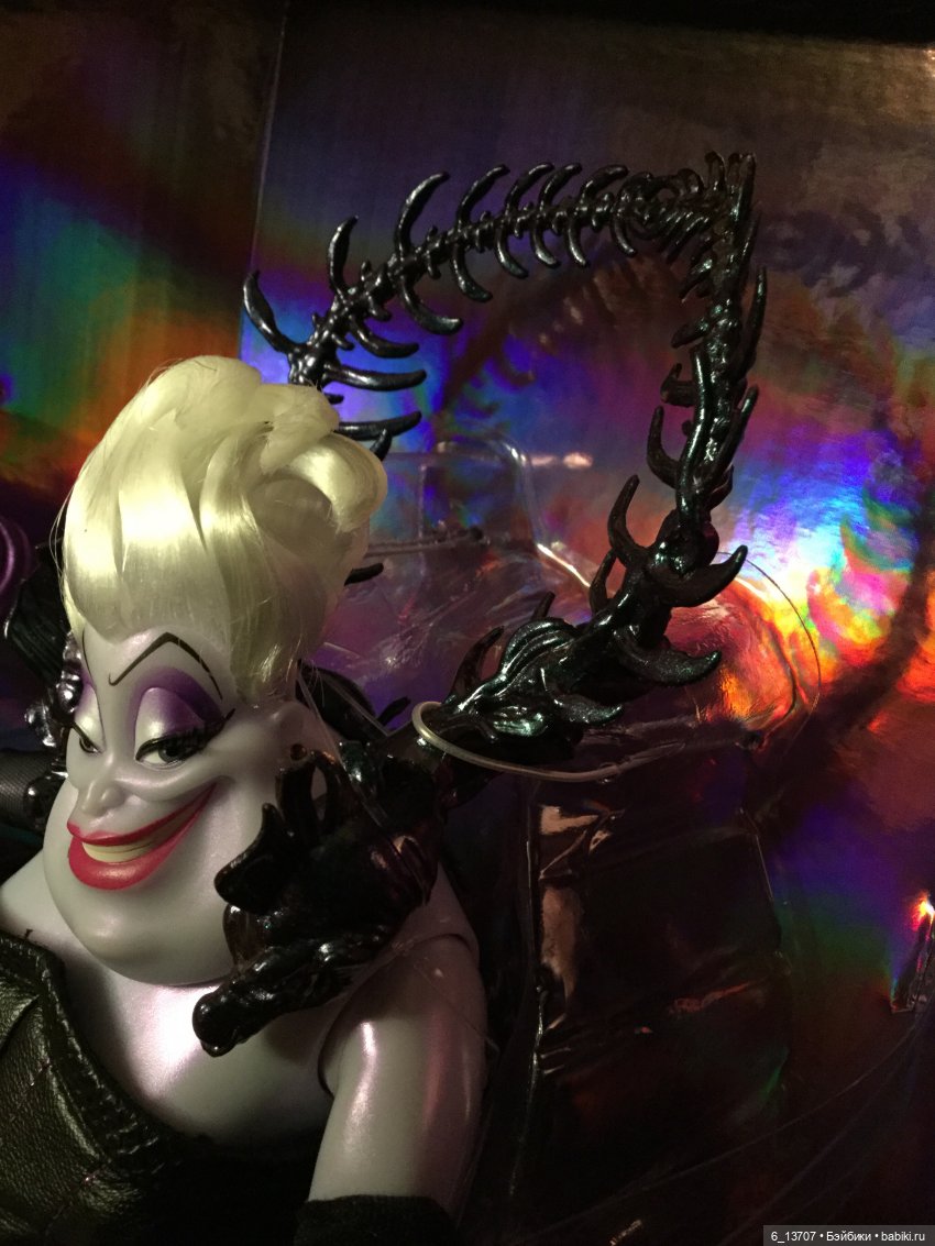 Новая лимитированная Урсула. Обзор в деталях. Disney limited edition dolls | Бэйбики Новая лимитированная Урсула. Обзор в деталях. Disney limited edition dolls (фото 9)