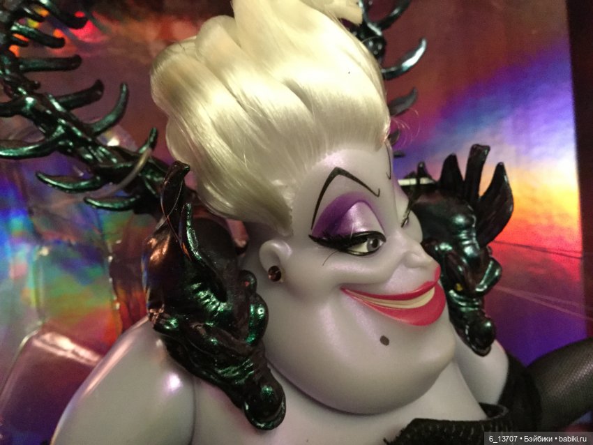 Новая лимитированная Урсула. Обзор в деталях. Disney limited edition dolls | Бэйбики Новая лимитированная Урсула. Обзор в деталях. Disney limited edition dolls (фото 8)
