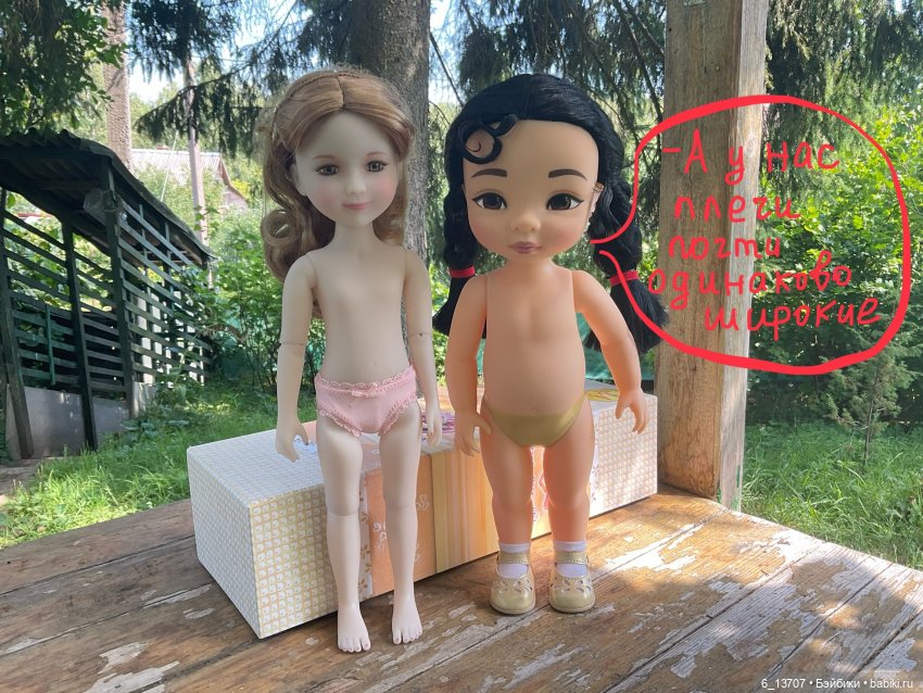 Руби Ред и Дисней Аниматорс. Сравнительный обзор. Rubi Red. Disney animators (фото 4)