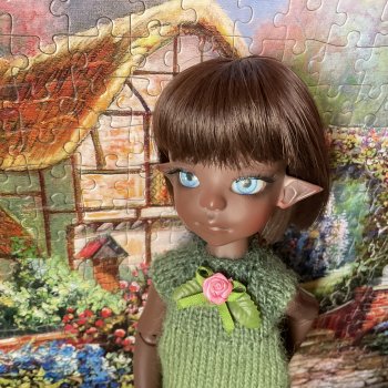 Орешек Кайе Виггс в тёмном тане. Nutmeg Kaye