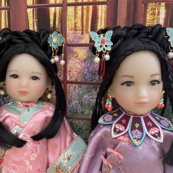 Rubi Red Siblies. Джи Джи и Тен Пин - принцессы.