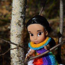 Мини дисней аниматорс Жасмин - осенняя прогулка или лесная принцесса, много фото