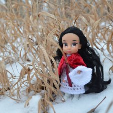 Зима у мини диснейки Жасмин