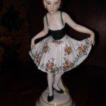 Статуэтка Германия Балерина, девочка. Фолькштет