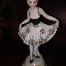 Статуэтка Германия Балерина, девочка. Фолькштет
