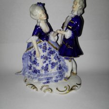 Статуэтка Пара Кобальт ГДР Германия