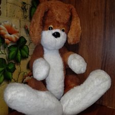 Собака ПИФ. Мягкая игрушка СССР. На шарнирах. / Винтажные куклы и ...