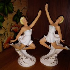 Статуэтка Девушки Балерины пара. Германия Schaubach Kunst