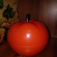 Игрушка Шкатулка СССР пластик Яблоко