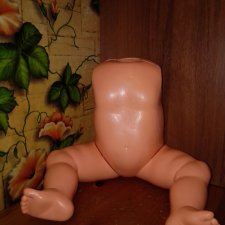 Кукла, пупс ГДР. НОГИ и ТУЛОВИЩЕ, запчасти.