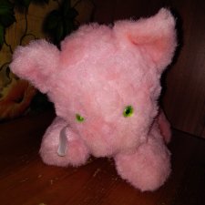 Игрушка СССР. Котик, котёнок.