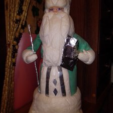 Новогодняя игрушка. Кукла. Дед Мороз.