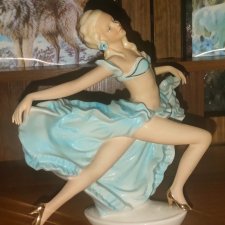 Статуэтка Германия Девушка. Балерина.Танцовщица.
