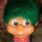 Игрушка, кукла ГДР, пятка Чудик, гном, тролль