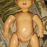 Кукла Пупс СССР Малыш. Целлулоид. Клеймо