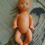 Кукла, пупсик СССР целлулоид