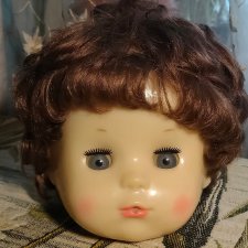 Кукла СССР Вика флиртушка. Голова, запчасть.