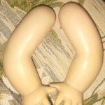 Кукла СССР Вика флиртушка. Руки, запчасть.