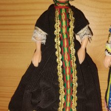 Кукла Англия. Винтажная куколка в национальном костюме.