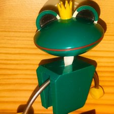 Колкий пластик Игрушка Фигурка СССР сувенир Царевна - Лягушка