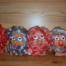 Игрушка, кукла ГДР, пятка Чудик, гном, тролль