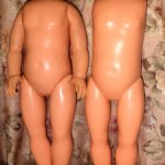 Кукла ГДР. Ноги и туловище, запчасти.