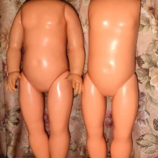 Кукла ГДР. Ноги и туловище, запчасти.