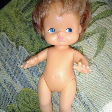 Кукла ГДР. Kiss me, Киссмишка. Вся резиновая (2) Русая