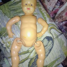 Кукла целлулоидная Пупс СССР Малыш. Целлулоид.