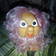 Игрушка Кукла ГДР Чудик Пятка Гном Тролль