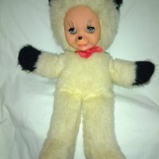 Мягкая игрушка ГДР. Мышь, мышонок.