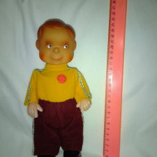 Кукла. Заводная игрушка ГДР. Мальчик.