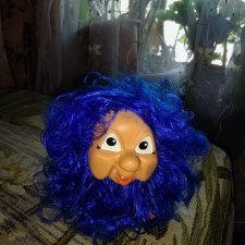 Игрушка Кукла ГДР Чудик Пятка Гном Тролль