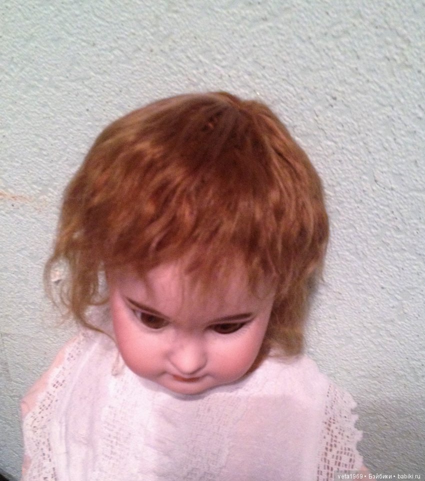 Ремонт антикварного парика (фото 9)