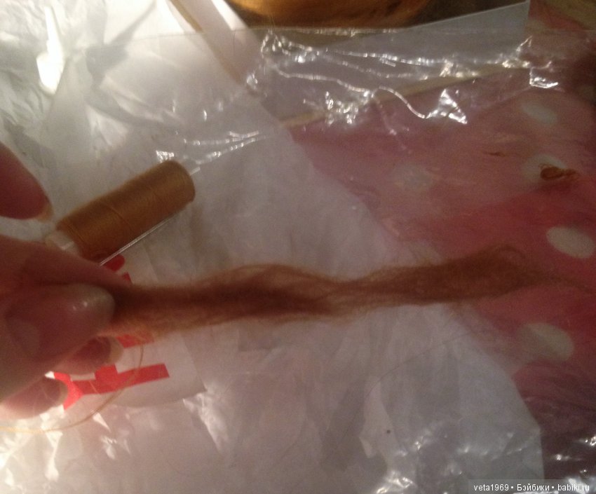 Ремонт антикварного парика (фото 7)