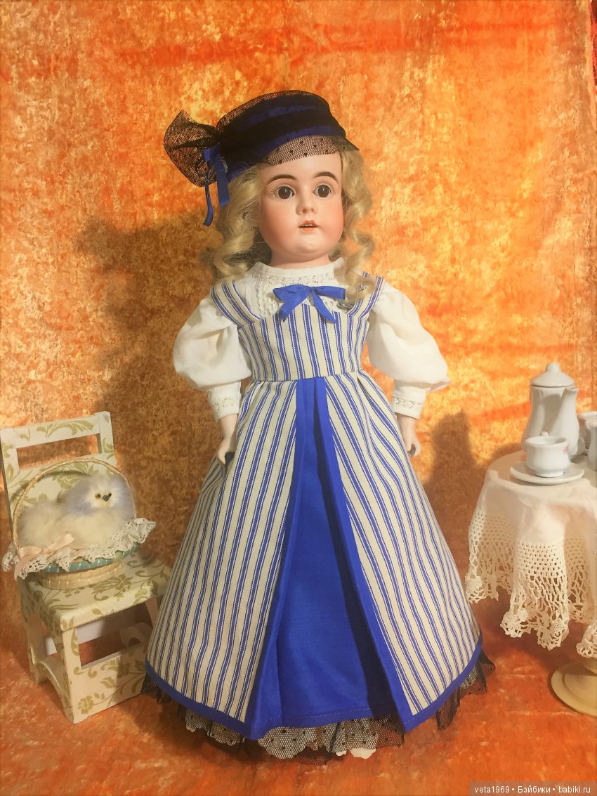 Туалет прекрасной дамы — Антикварные куклы Kestner (Кестнер) JDK: Хильда (фото 3)