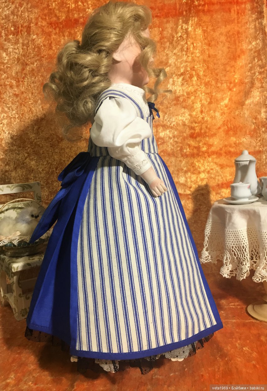 Туалет прекрасной дамы — Антикварные куклы Kestner (Кестнер) JDK: Хильда (фото 5)