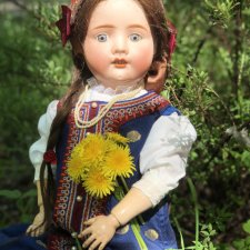 Редкая Алёнушка с длинной косой