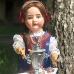 Антикварная кукла Рекнагель