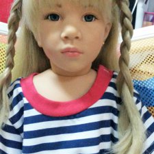 Замена ресниц и перетяжка Самиры Gotz & Steiff 2003