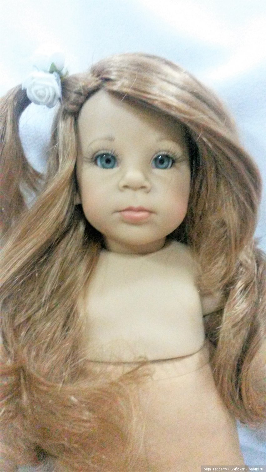 Янина Janina от Elizabeth Lindner. Перетяжка головы, замена ресниц и парика