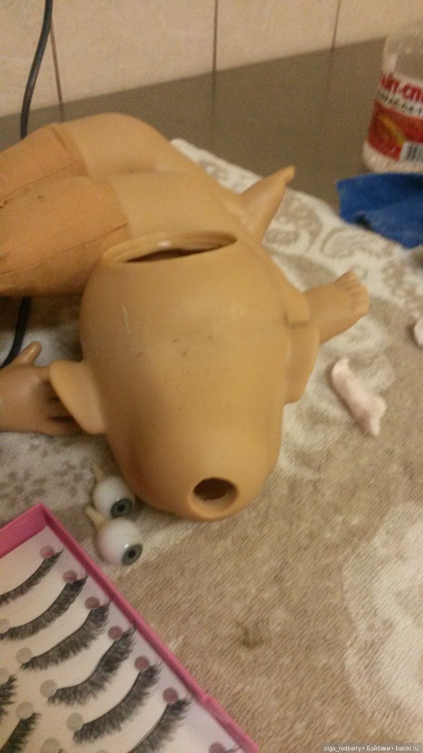 Янина Janina от Elizabeth Lindner. Перетяжка головы, замена ресниц и парика (фото 5)