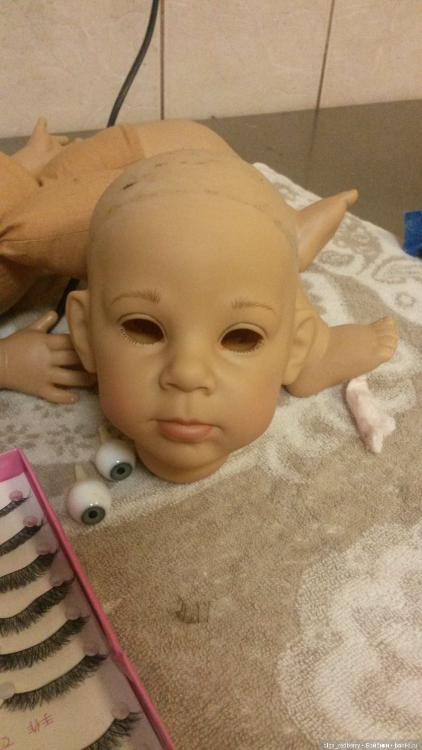 Янина Janina от Elizabeth Lindner. Перетяжка головы, замена ресниц и парика (фото 4)