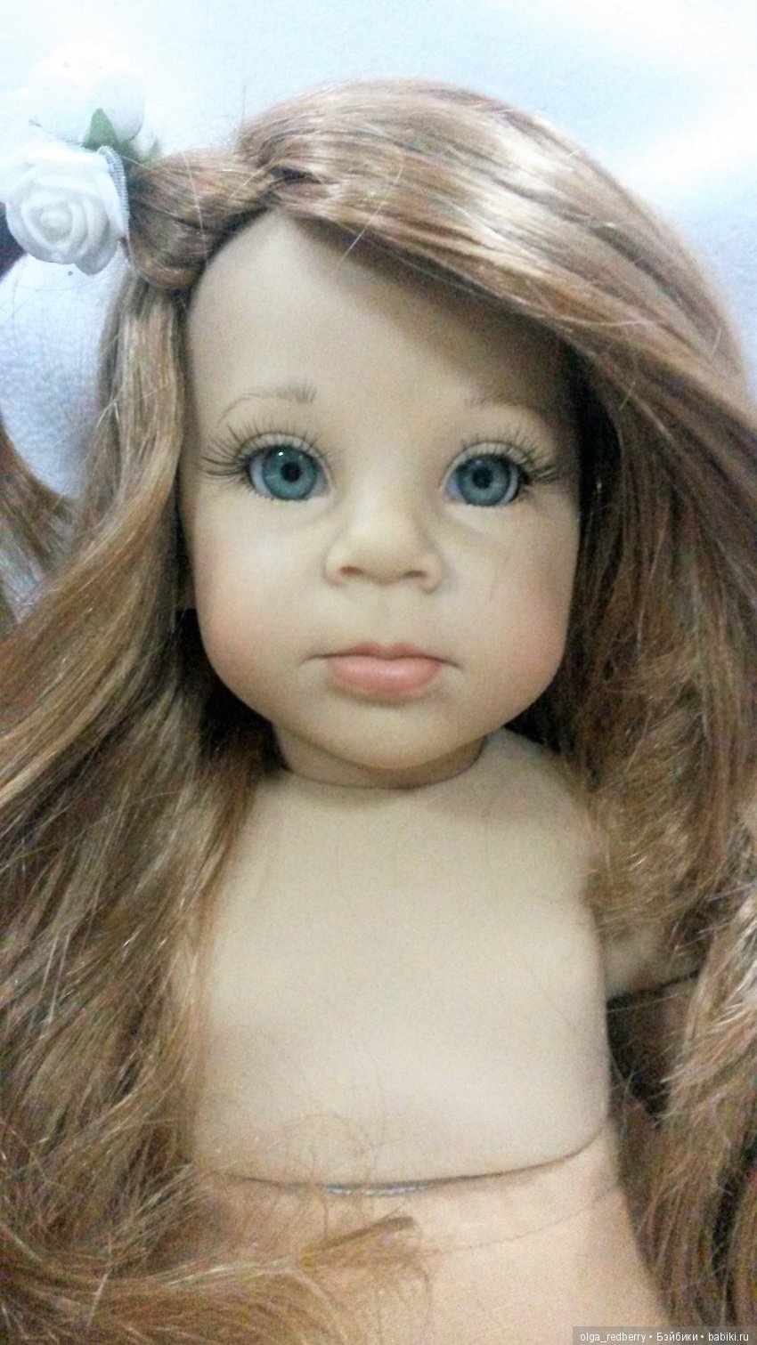 Янина Janina от Elizabeth Lindner. Перетяжка головы, замена ресниц и парика