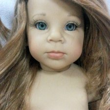 Янина Janina от Elizabeth Lindner.  Перетяжка головы, замена ресниц и парика